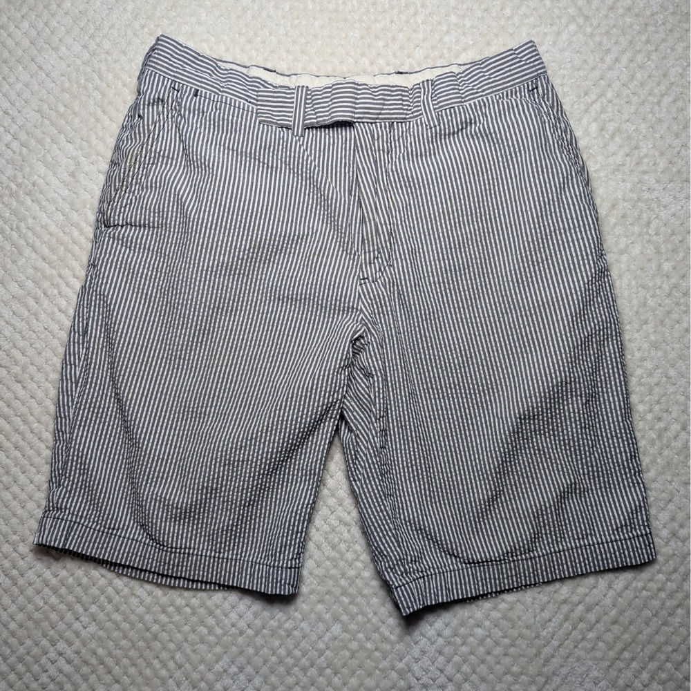 Polo Ralph Lauren Seersucker Shorts Bradbury Fit Size 32‎